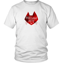 Load image into Gallery viewer, PIXELated PETS™ Original Red Logo Mens and Womens T-shirt