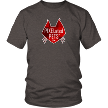 Load image into Gallery viewer, PIXELated PETS™ Original Red Logo Mens and Womens T-shirt