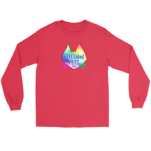 Load image into Gallery viewer, PIXELated PETS™ Rainbow Logo Long Sleeved Mens and Womens T-shirt