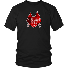 Load image into Gallery viewer, PIXELated PETS™ Original Red Logo Mens and Womens T-shirt