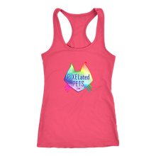 Load image into Gallery viewer, PIXELated PETS™ Custom Rainbow Logo Racer Back Tank