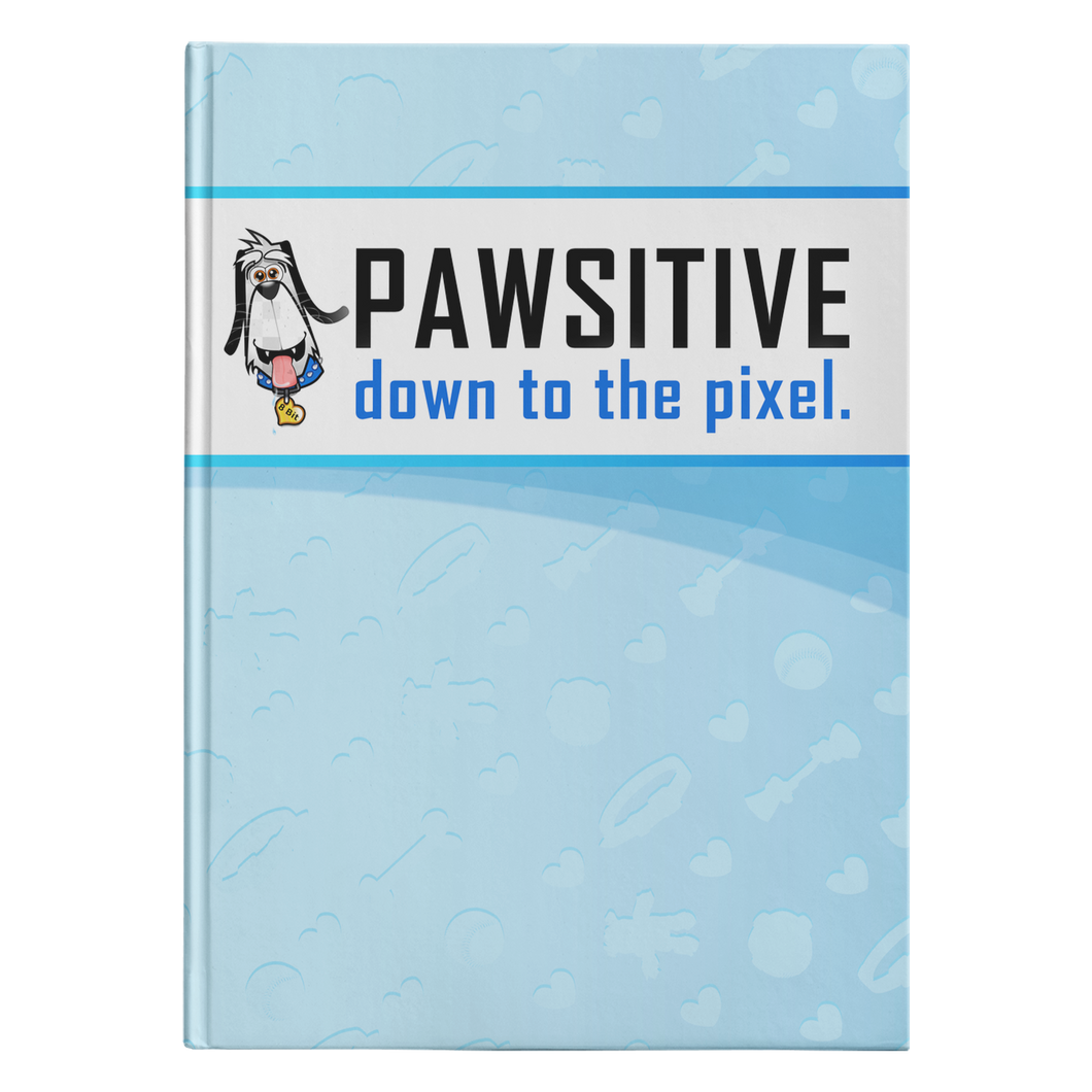 PAWSITIVE down to the pixel - Blue Journal