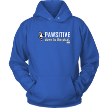 Load image into Gallery viewer, PAWSITIVE down to the pixel - Mens and Womens Comfort Hoodie
