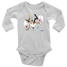 Load image into Gallery viewer, BLAH! - Here comes trouble!- Long Sleeved Onesie
