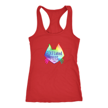 Load image into Gallery viewer, PIXELated PETS™ Custom Rainbow Logo Racer Back Tank
