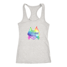 Load image into Gallery viewer, PIXELated PETS™ Custom Rainbow Logo Racer Back Tank

