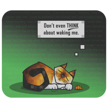 Load image into Gallery viewer, Mousepad-Sleeping Cat- Multiple Color Options
