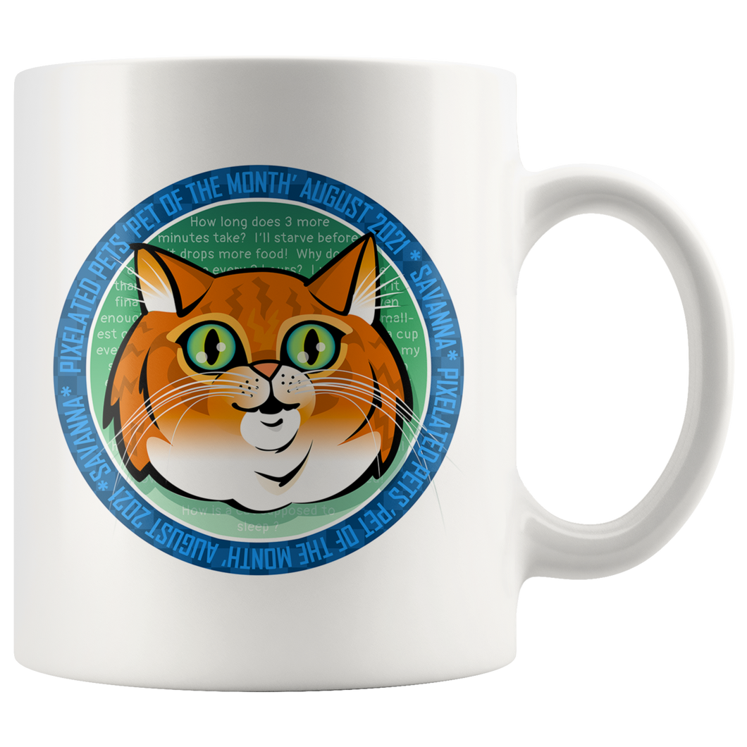 I'm STARVING here! - a mug to remind you of your starving cat!