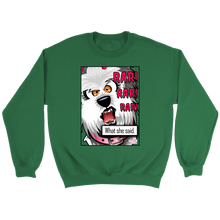 Load image into Gallery viewer, Foozle:  Rar! Rar! Rar! - Mens and Womens Cozy Sweatshirt
