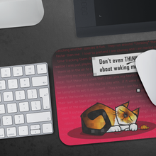 Load image into Gallery viewer, Mousepad-Sleeping Cat- Multiple Color Options
