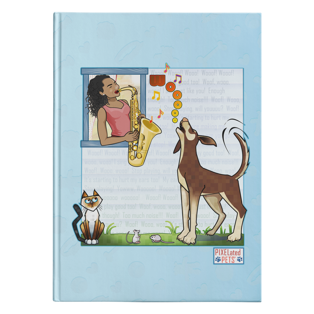 Making Music: Hardcover Journal - Blue